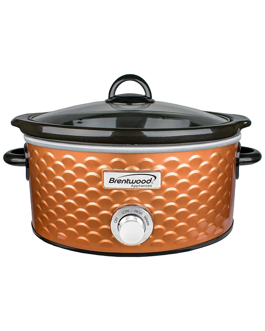 4.5qt Slow Cooker Scallop Pattern