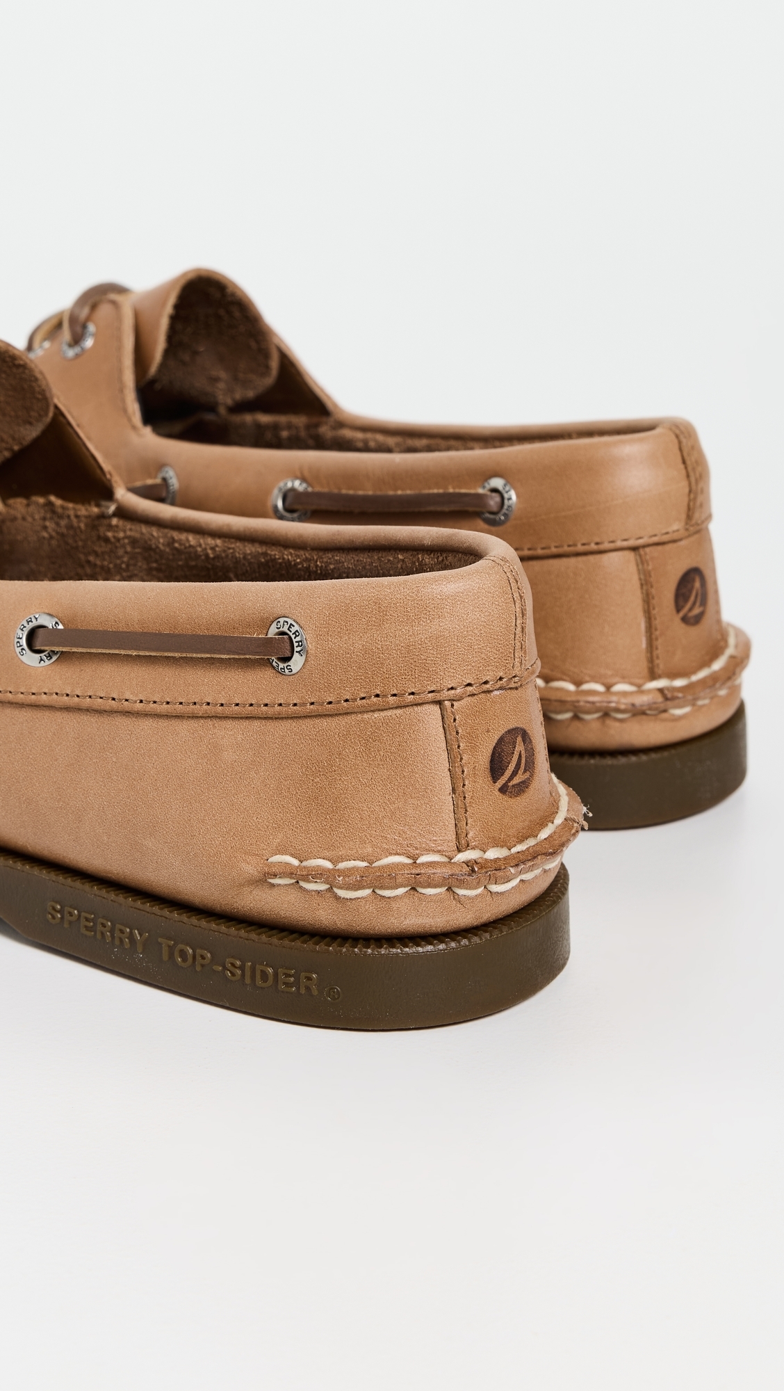 Sperry Authentic Original 2 Eye Leather Boat Shoes Royal Brown