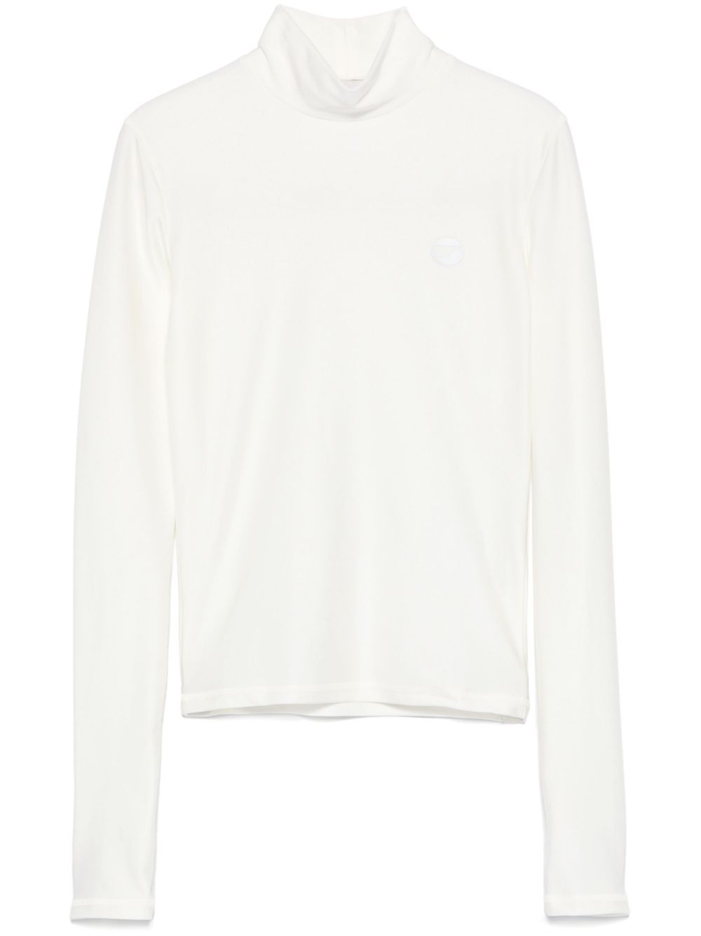 High-neck top - Blue