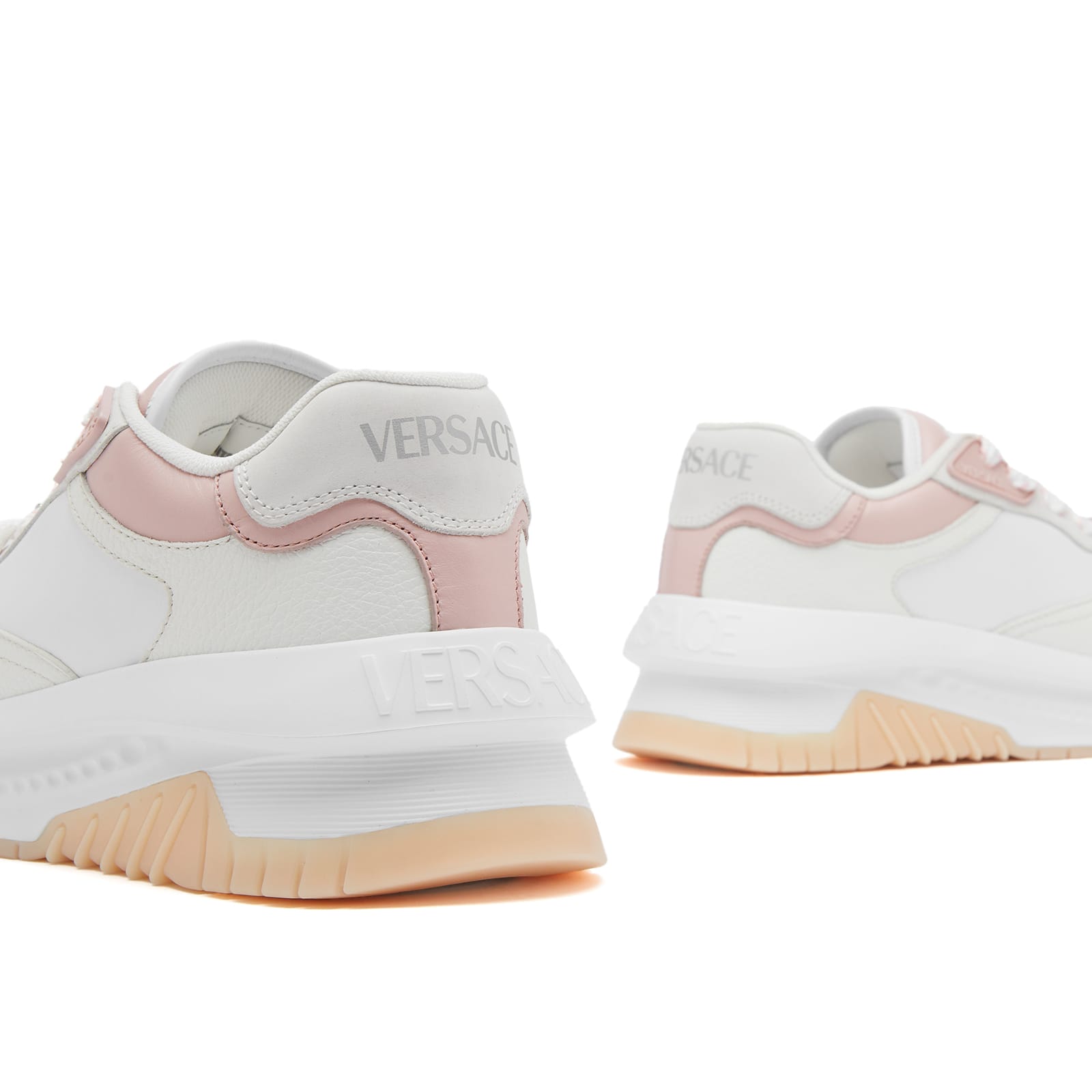 Women's Sneaker in Leather in Rose