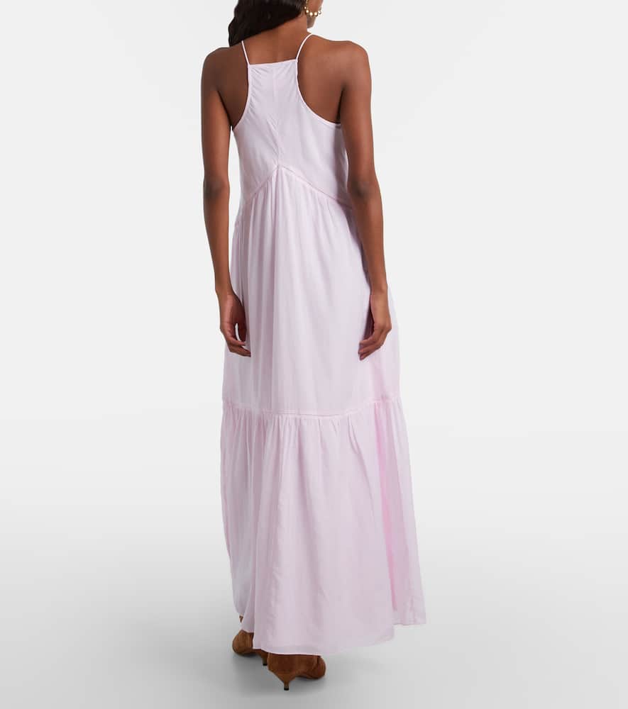 Vasma ruffled cotton-blend maxi dress