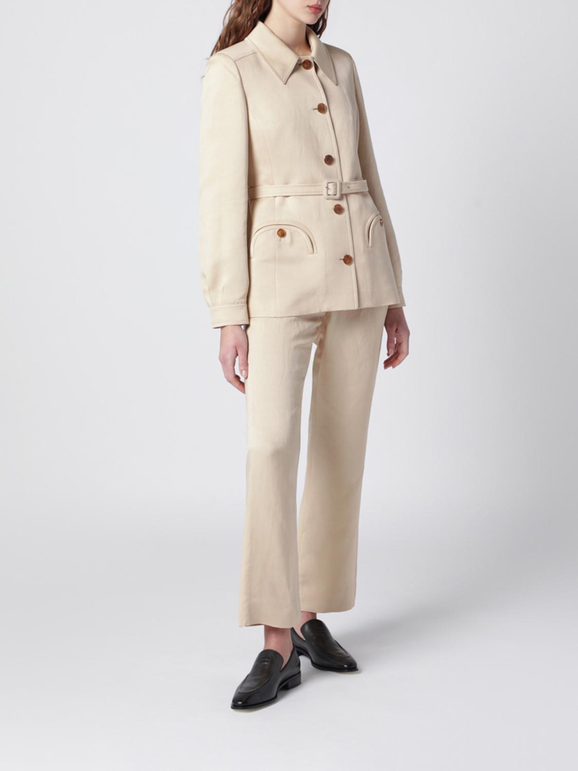 Pants BLAZÉ MILANO Woman color Champagne