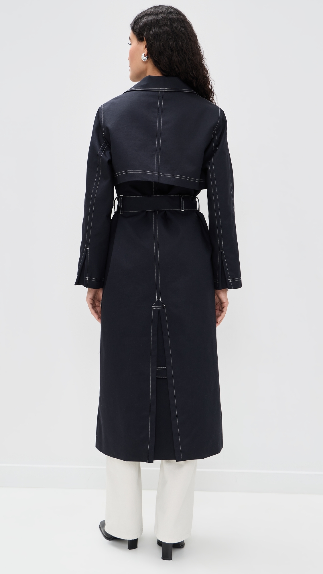 Elsa Trench Coat Navy