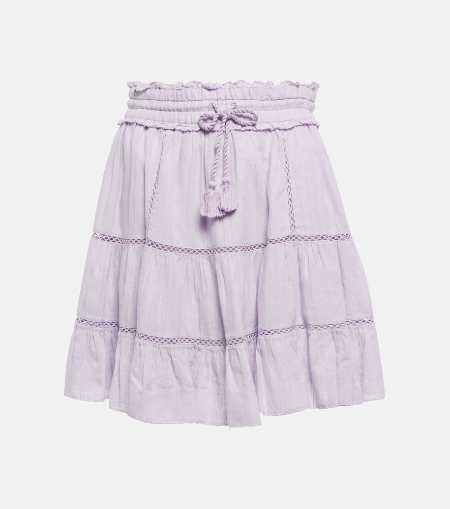 Marant Etoile Lioline cotton-blend miniskirt