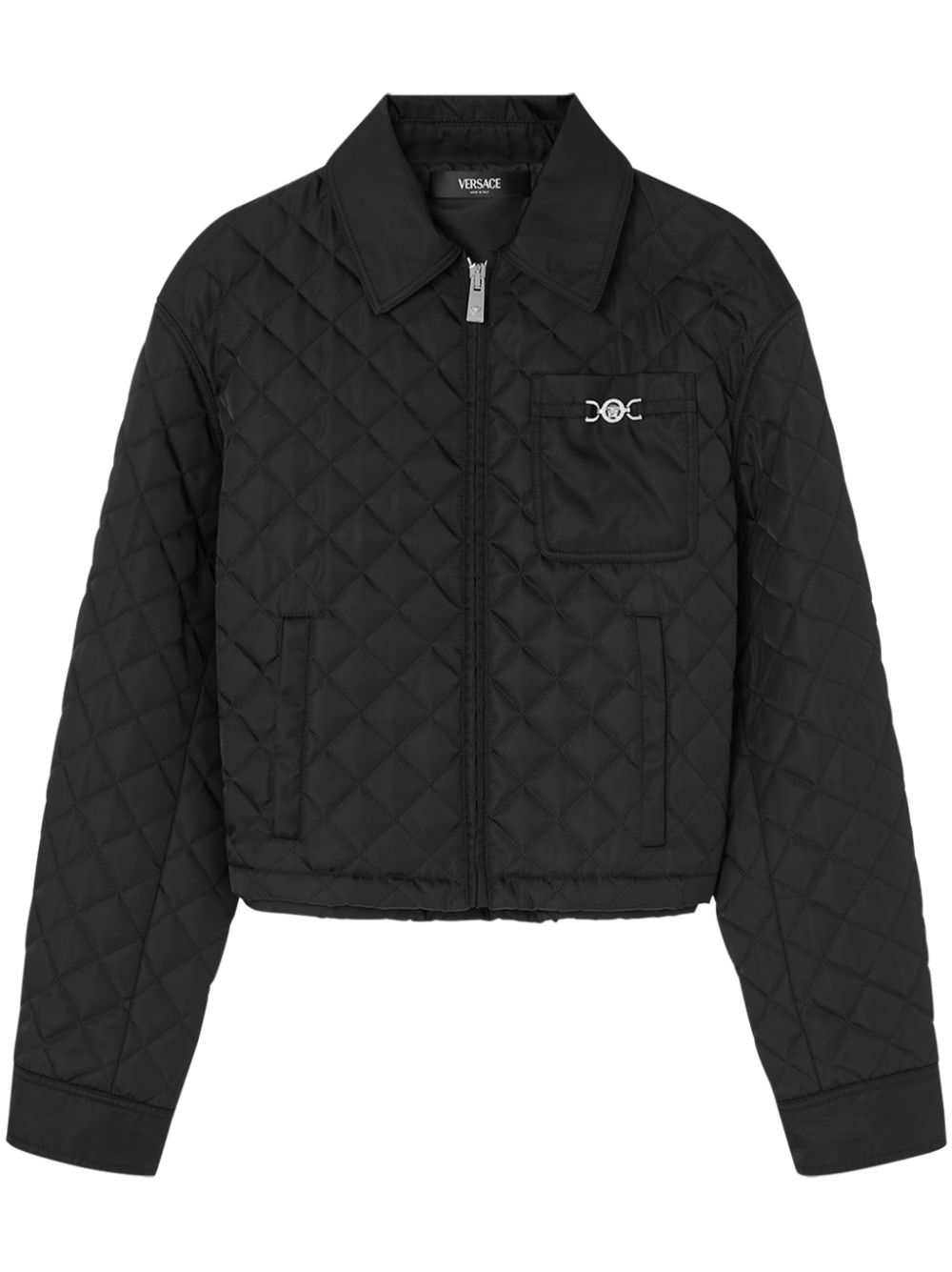 Quilted puffer jacket - Black