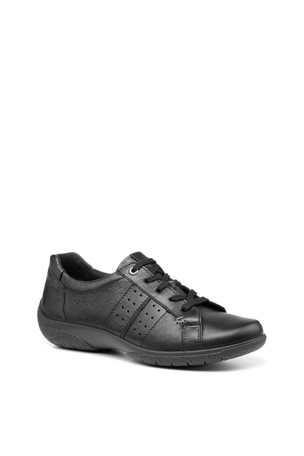 Hotter Women's Wide Fit 'Fearne II' Lace Up Shoes in Black