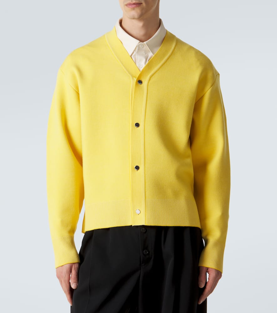 Doppio wool-blend cardigan