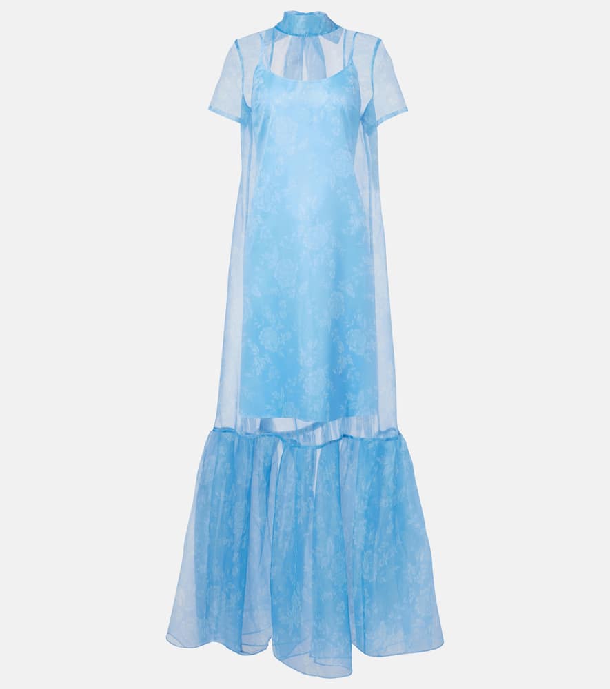 Calluna floral organza maxi dress