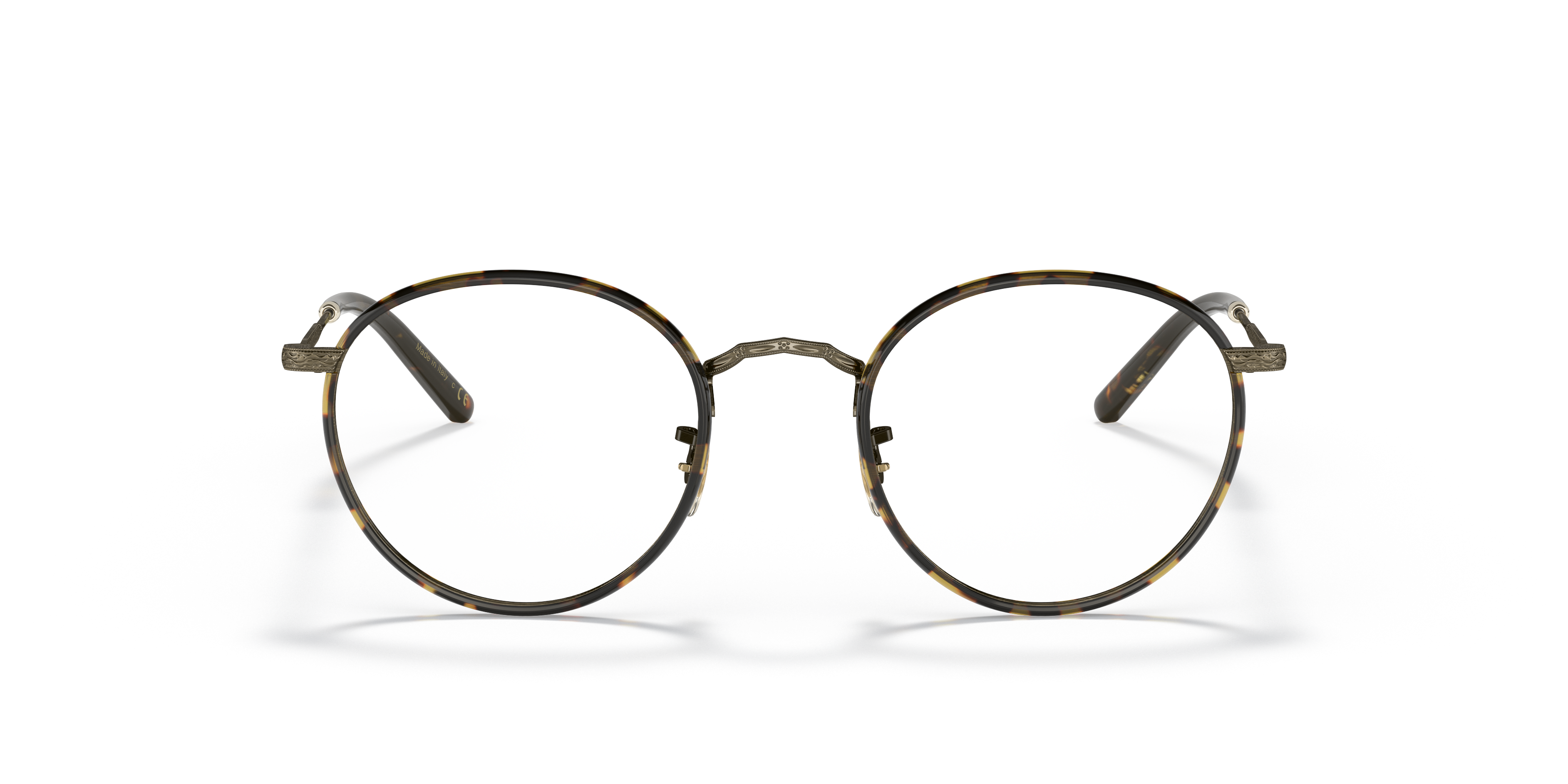 Oliver Peoples Unisex Oliver Peoples OV1308 CARLING 5284 Optical frames Metal Gold Transparent Pantos Norma
