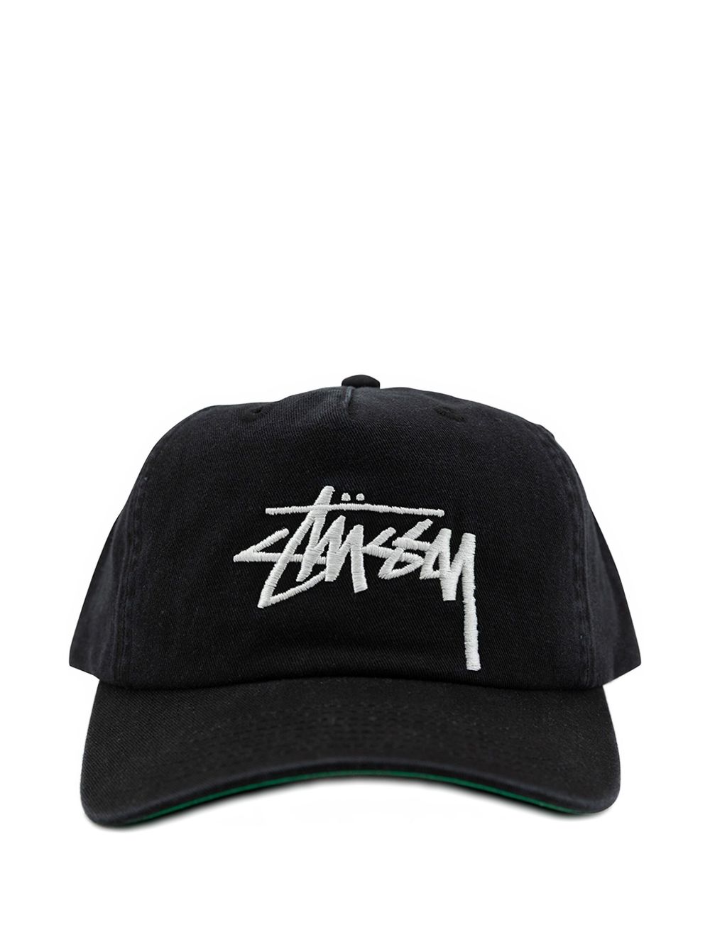 Logo-embroidered baseball cap - Black
