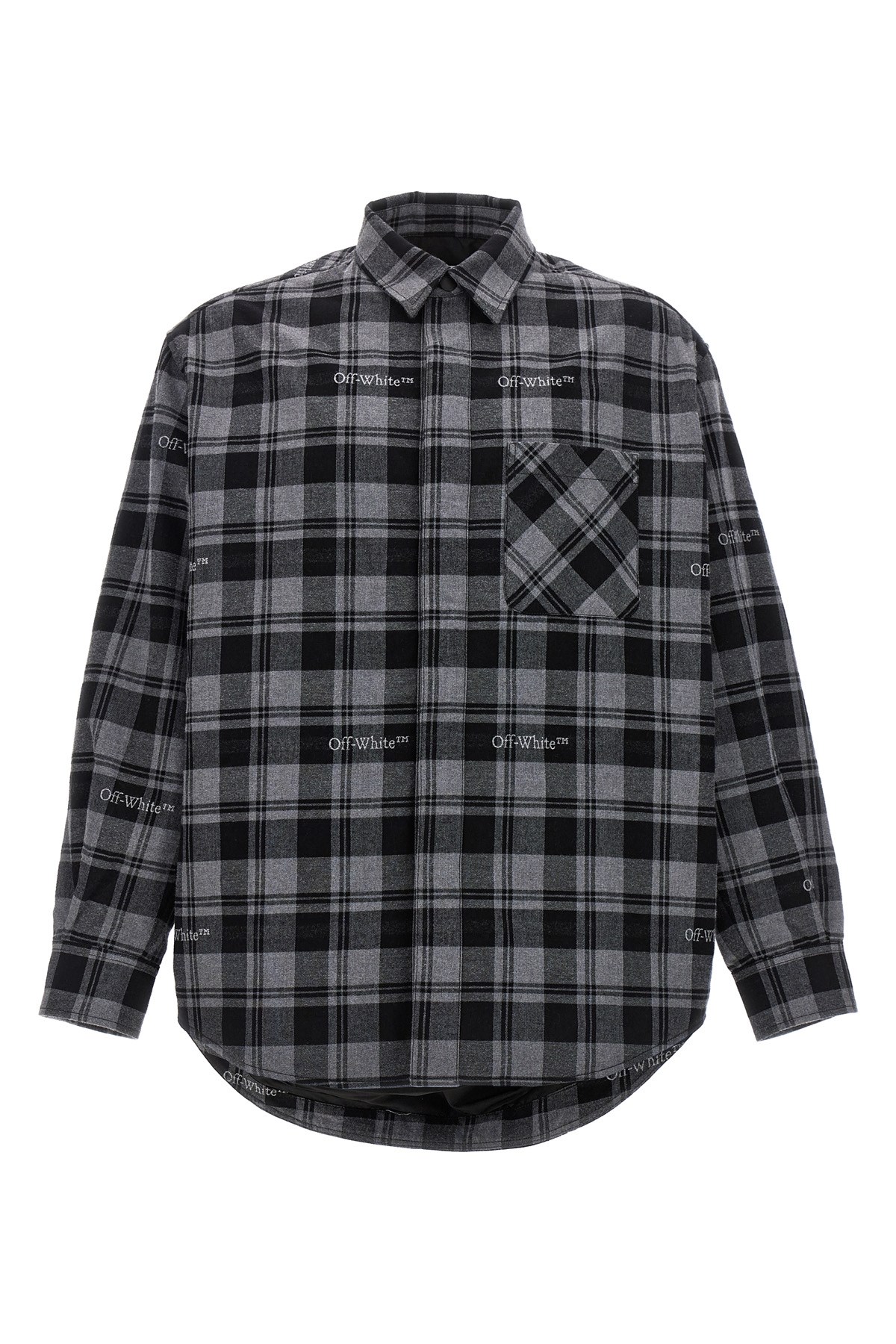 'Check Flannel Padded' Jacket