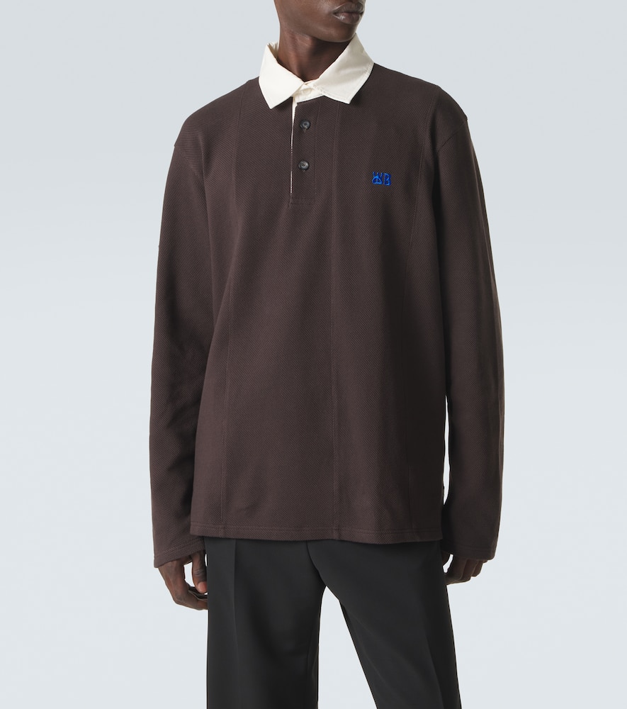 City cotton-blend polo shirt
