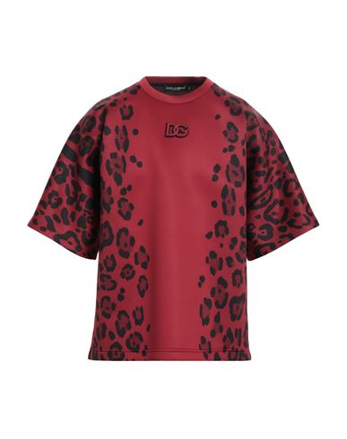 Man T-shirt Brick red