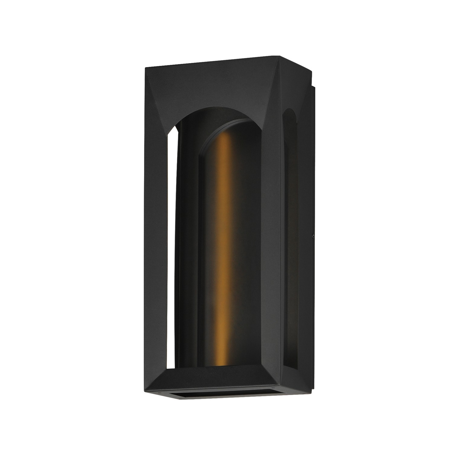 Black LED Outdoor Wall Sconce from the Brasilia Collection