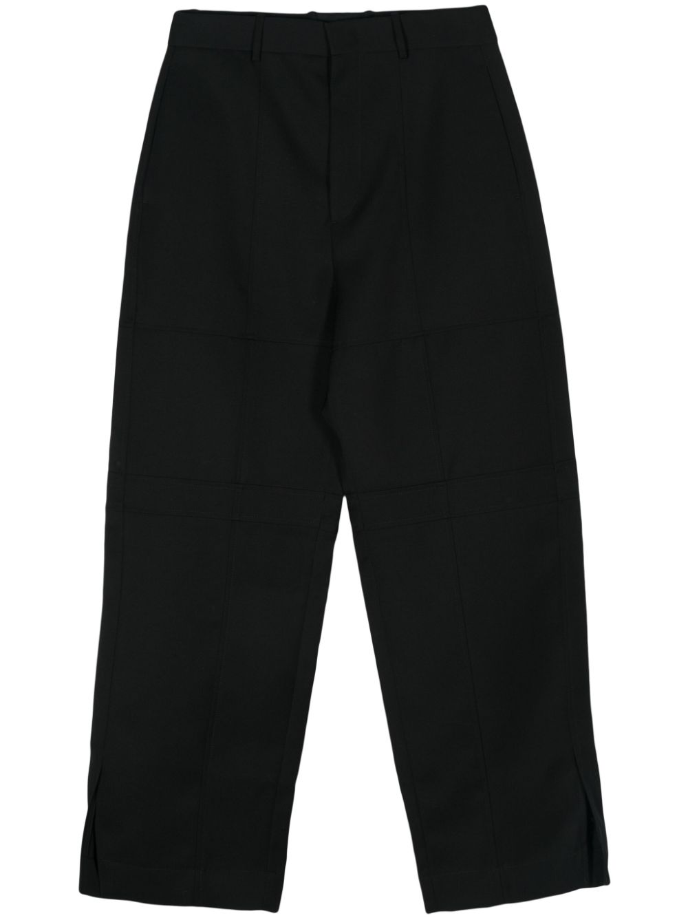 Wool trousers - Black