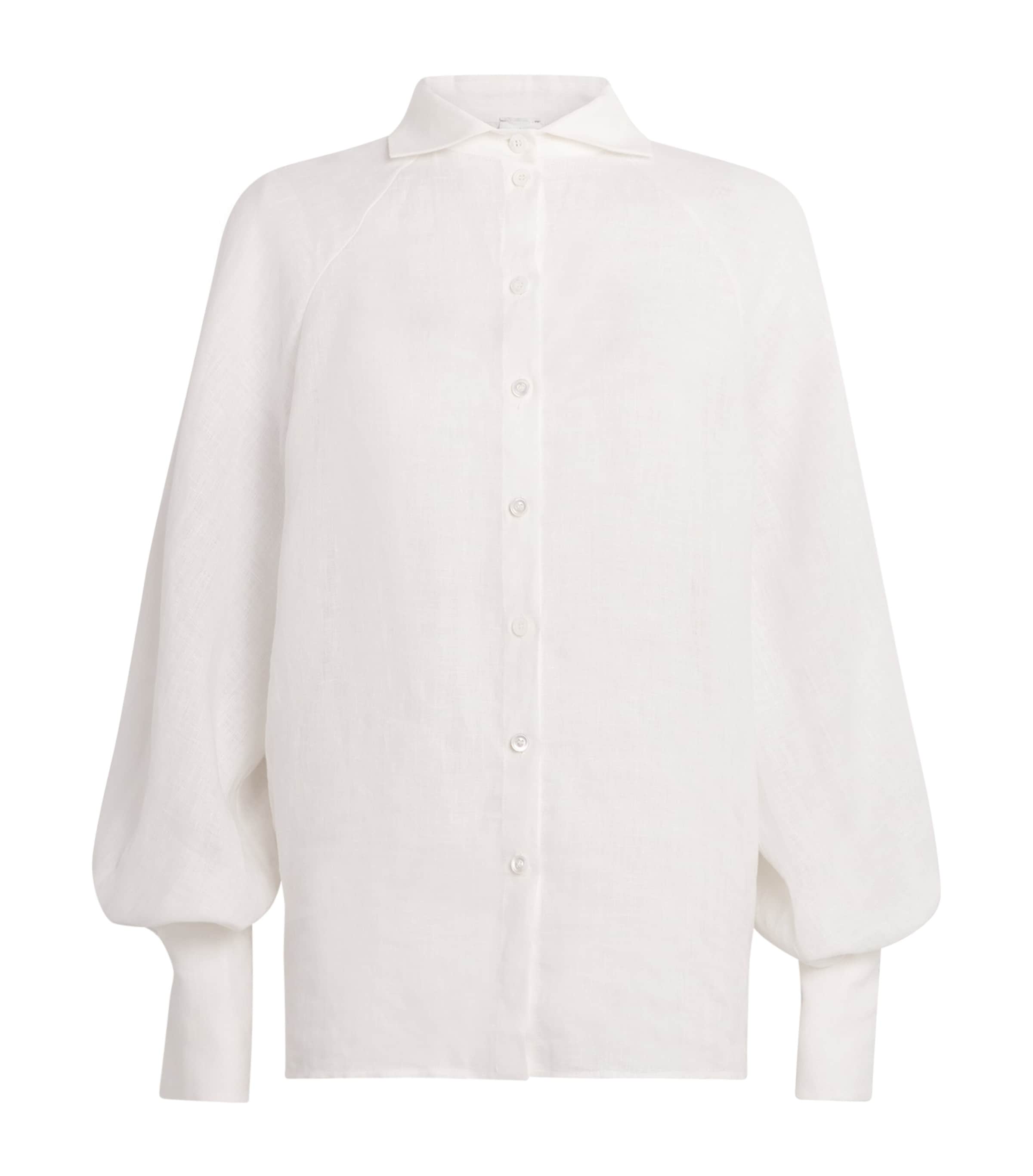 Eleventy Linen Long-Sleeve Shirt