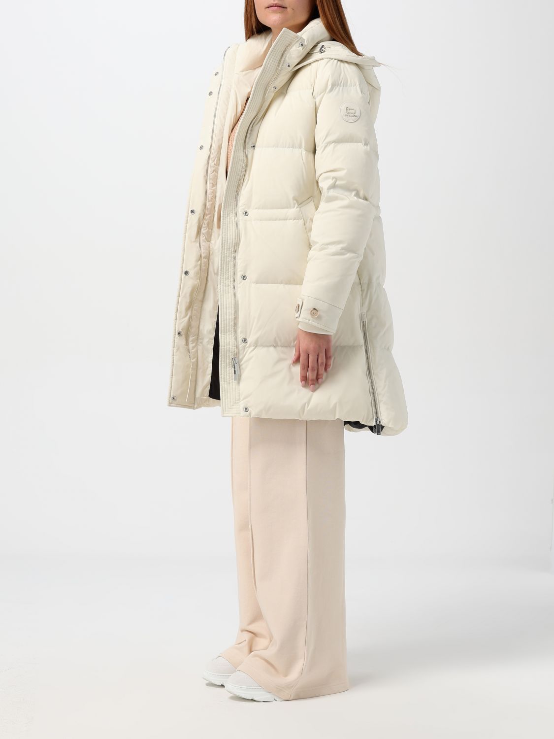 Coat Woman color Cream