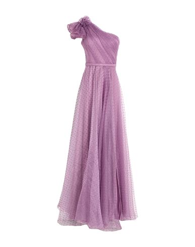Woman Maxi dress Purple Size 8 Polyester