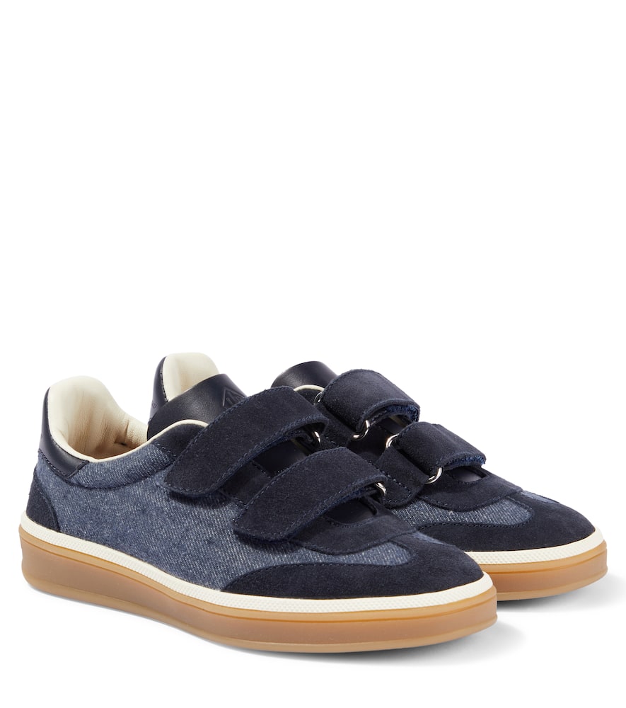 Loro Piana Kids Open Walk denim loafers