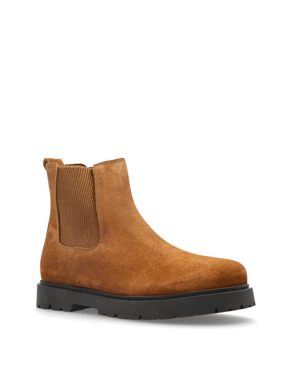 Birkenstock Womens Highwood Slip On Mid Chelsea Boots - Brown Suede