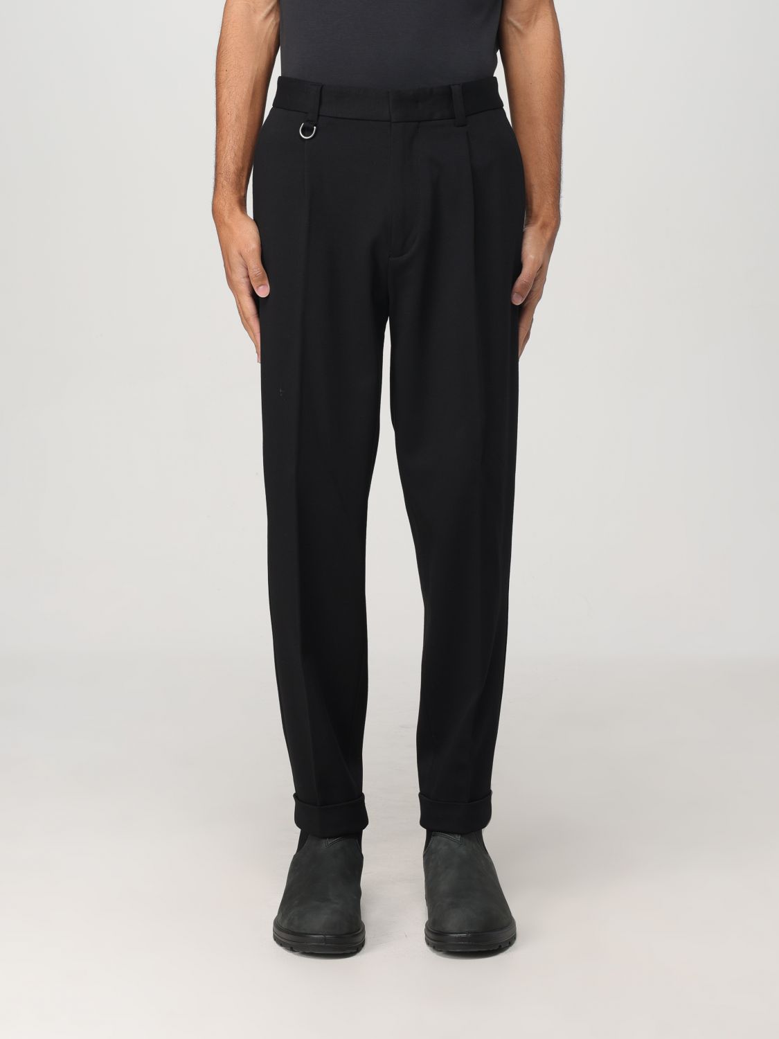Pants Men color Black