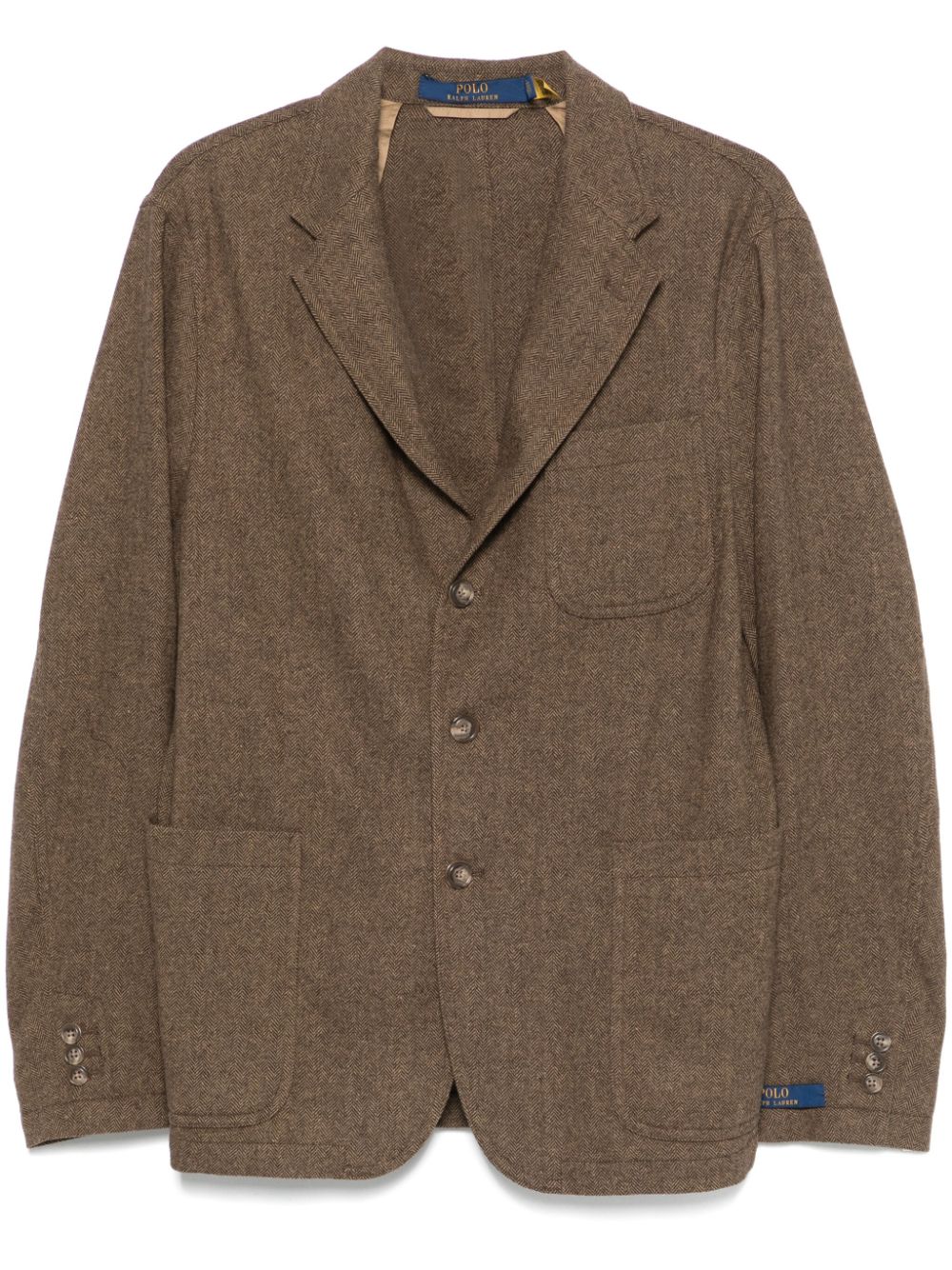 Herringbone blazer - Brown