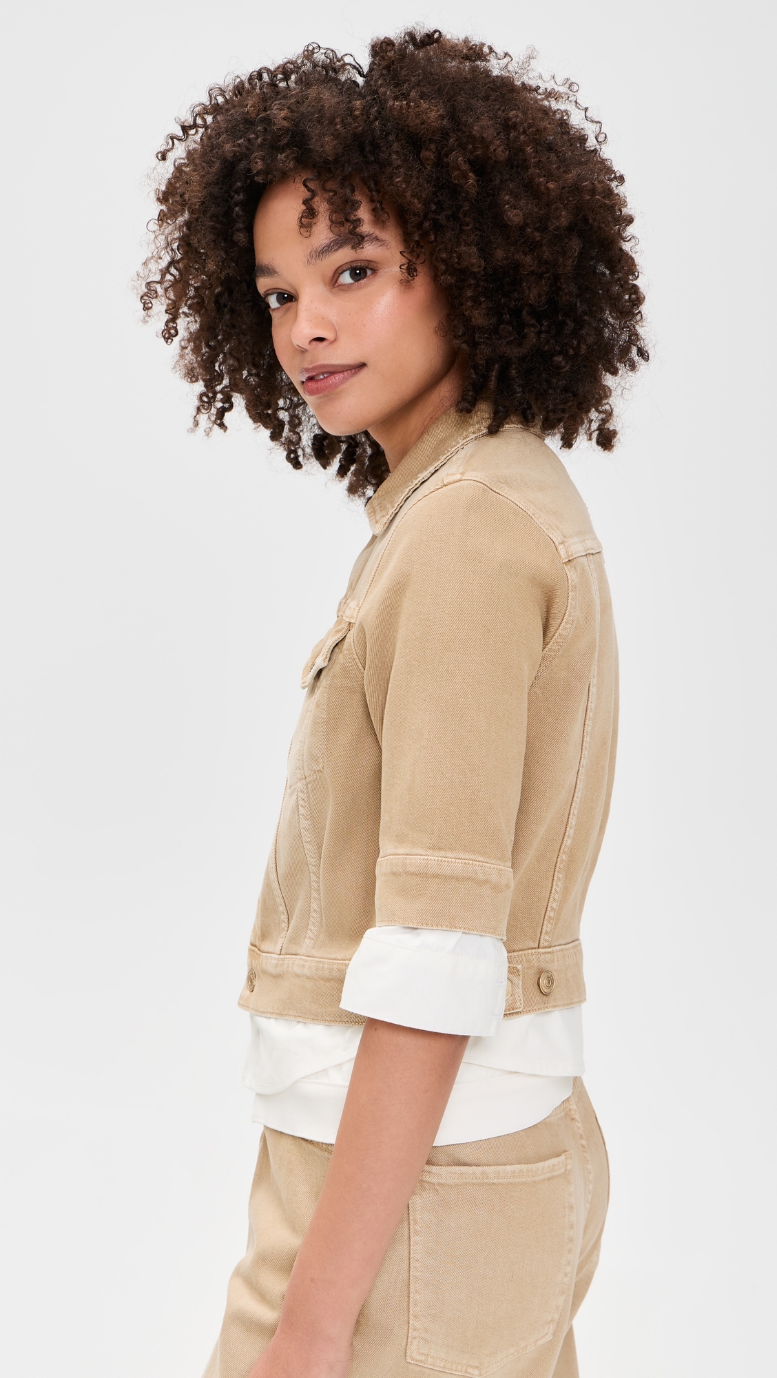 Double Layer Trucker Jacket Colored Mankind