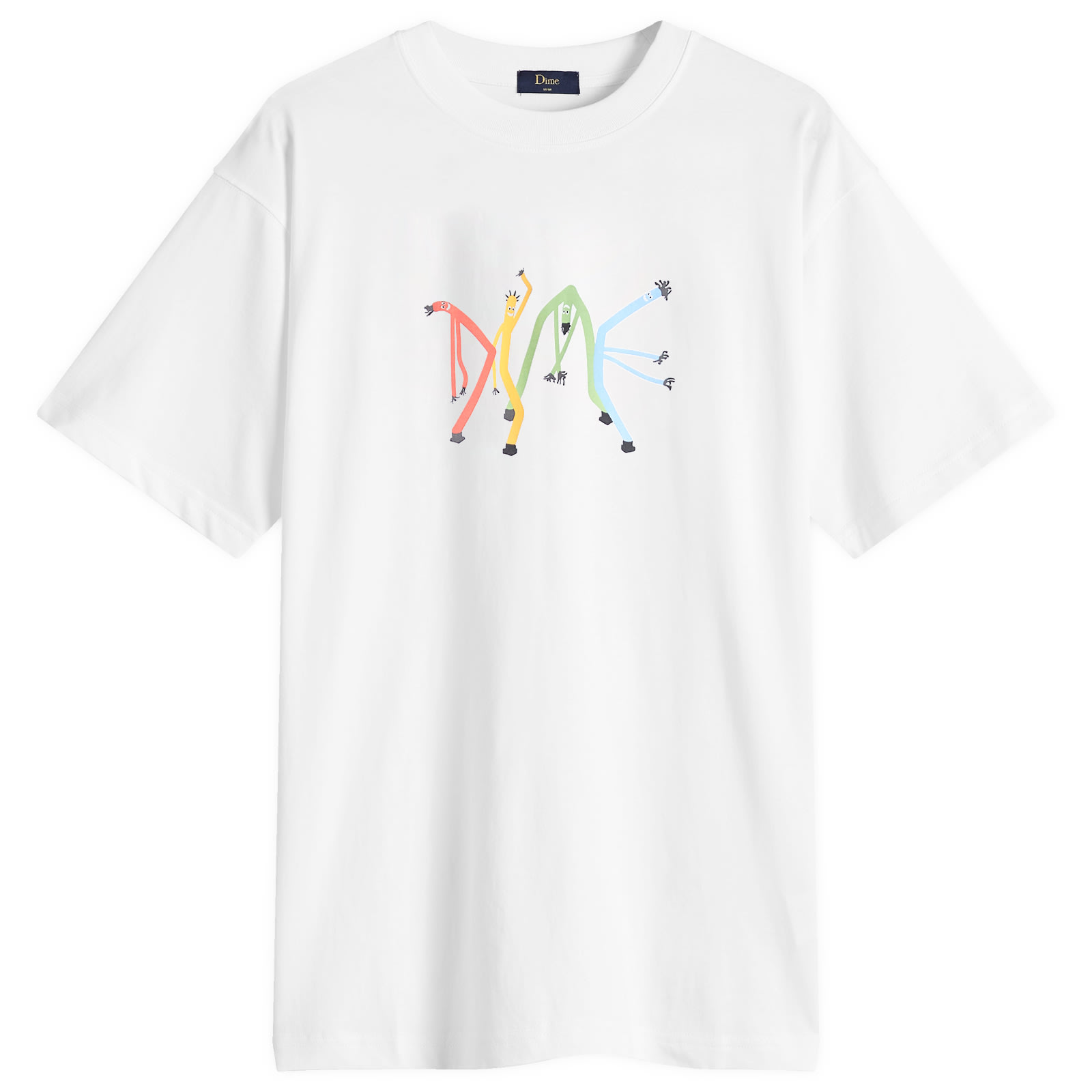 Dime Men's Tubeman T-Shirt in White DIMEHO2456WHT