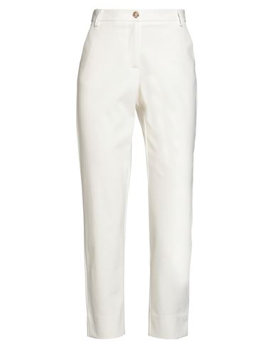 Woman Pants White Size XS Cotton, Polyamide, Elastane