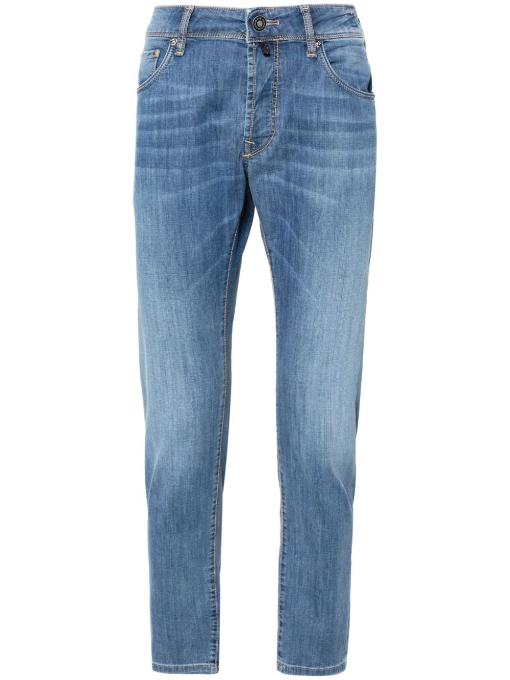 Low-rise slim-fit jeans - Blue