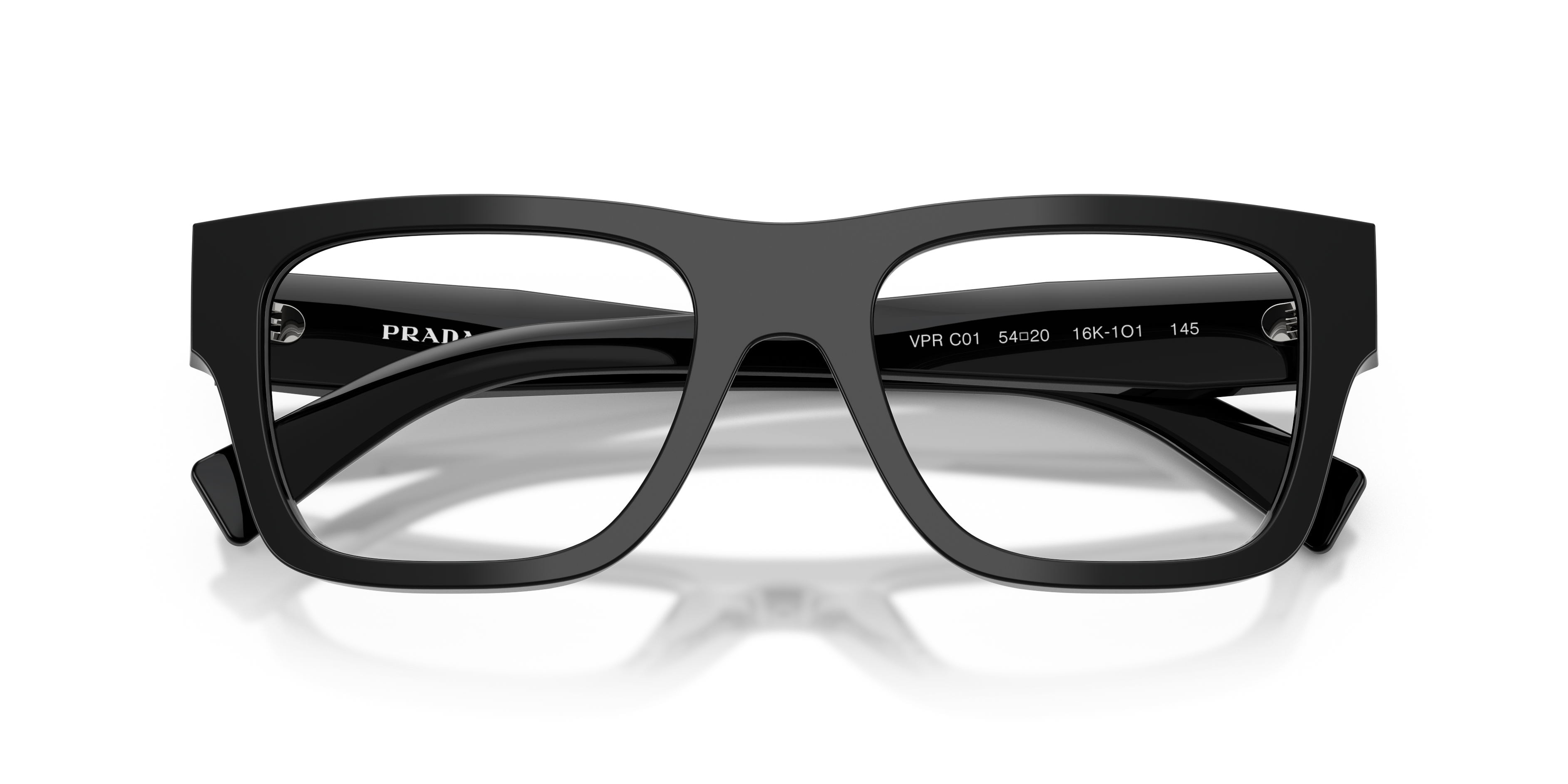 Prada Man Prada PR C01V 16K1O1 Optical frames Acetate Black Pillow Norma