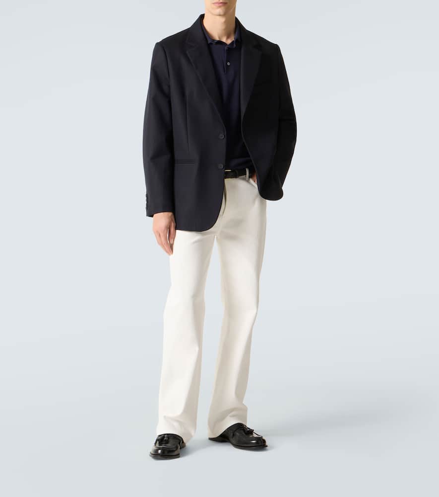 Cotton piqué polo shirt