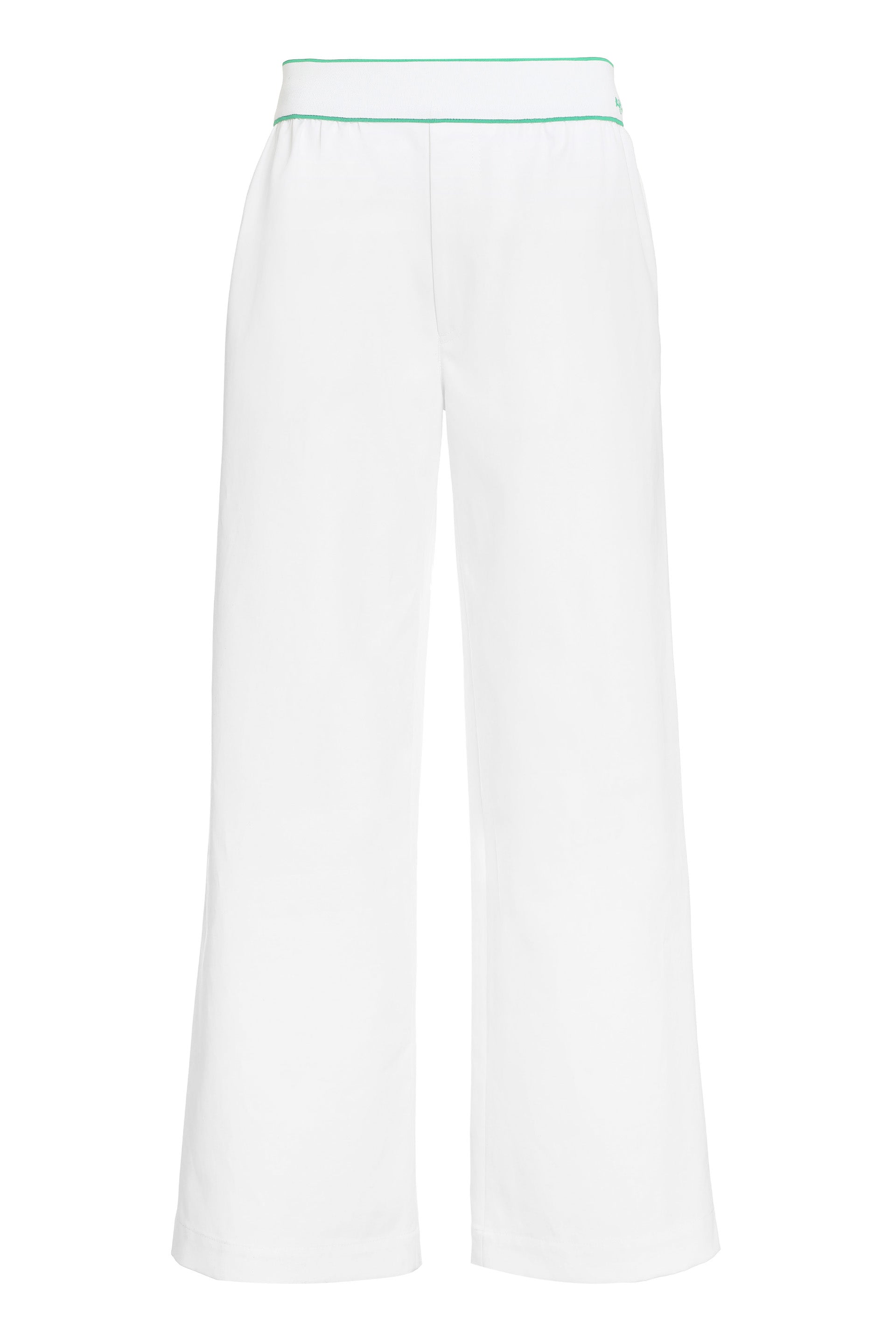 Comfort Fit Trousers with Elastic Waistband