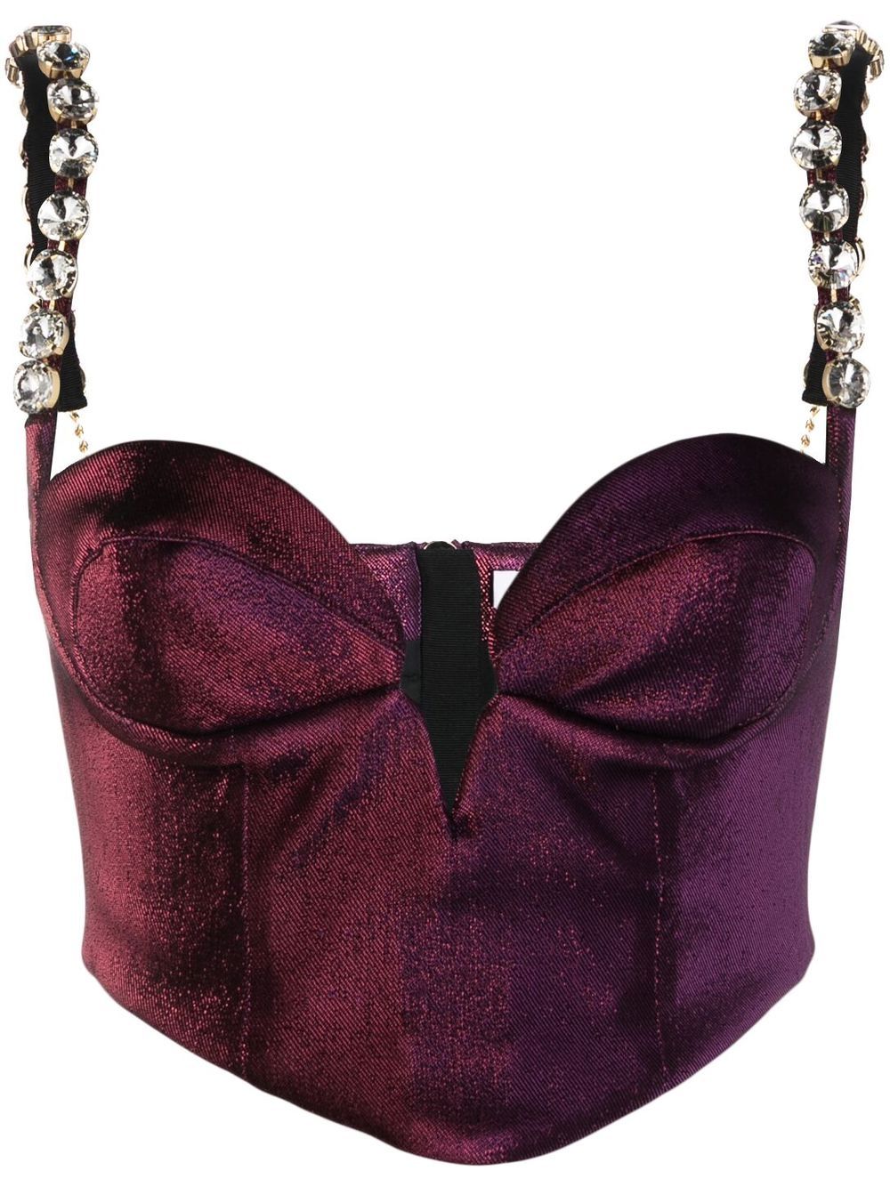 Mussel cup bustier top - Purple