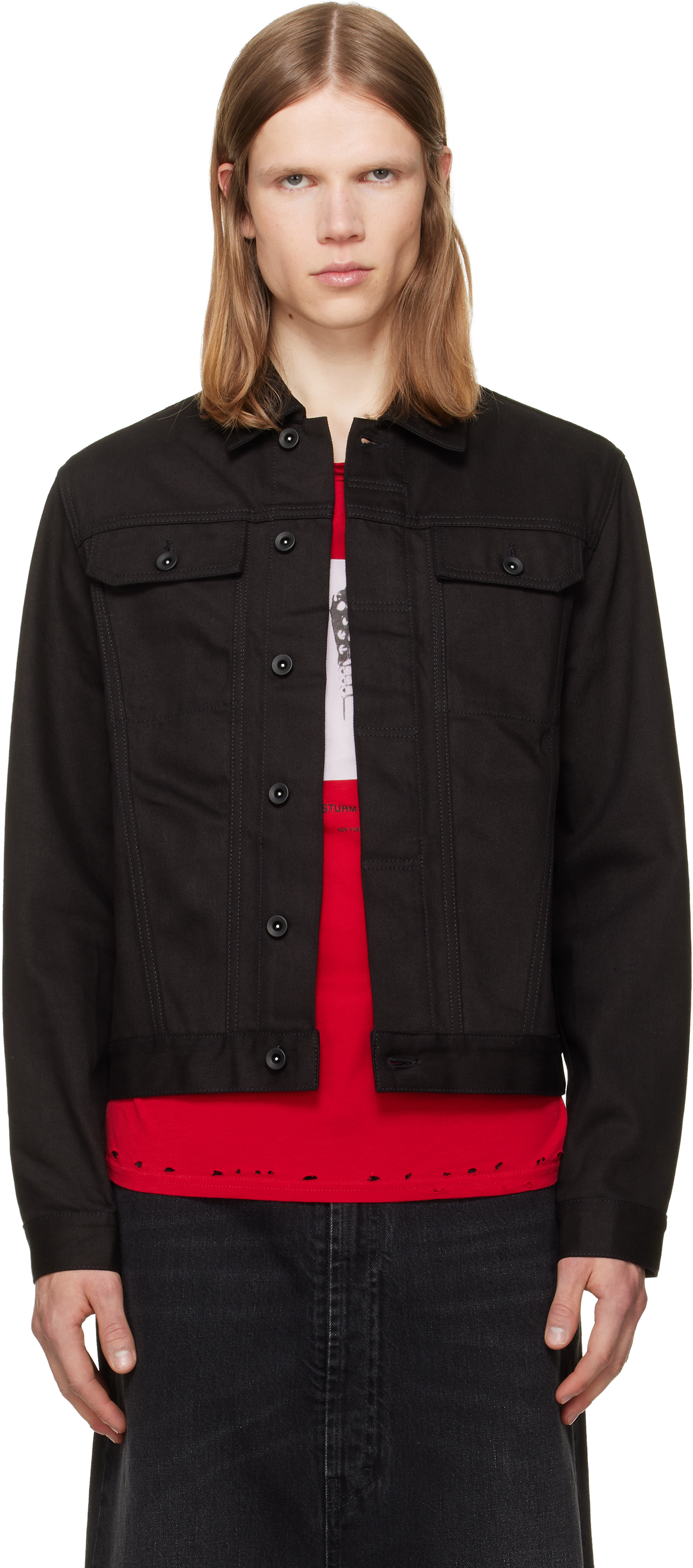 Black Jacob Type Three Denim Jacket