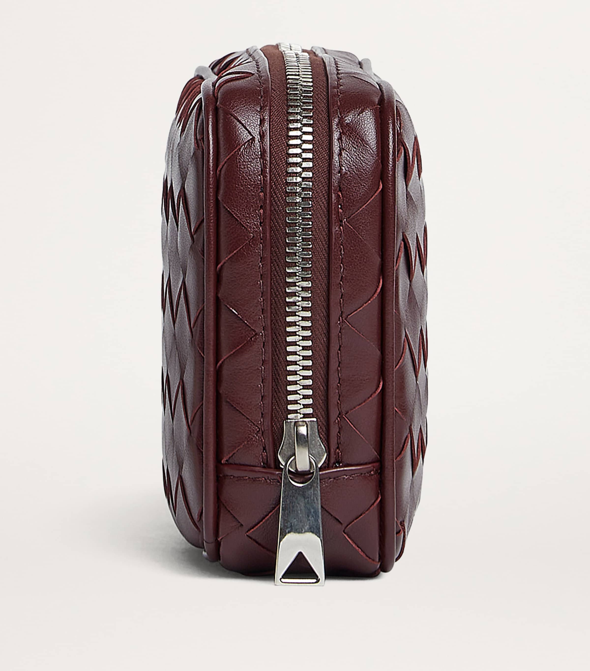 Leather Intrecciato Pouch
