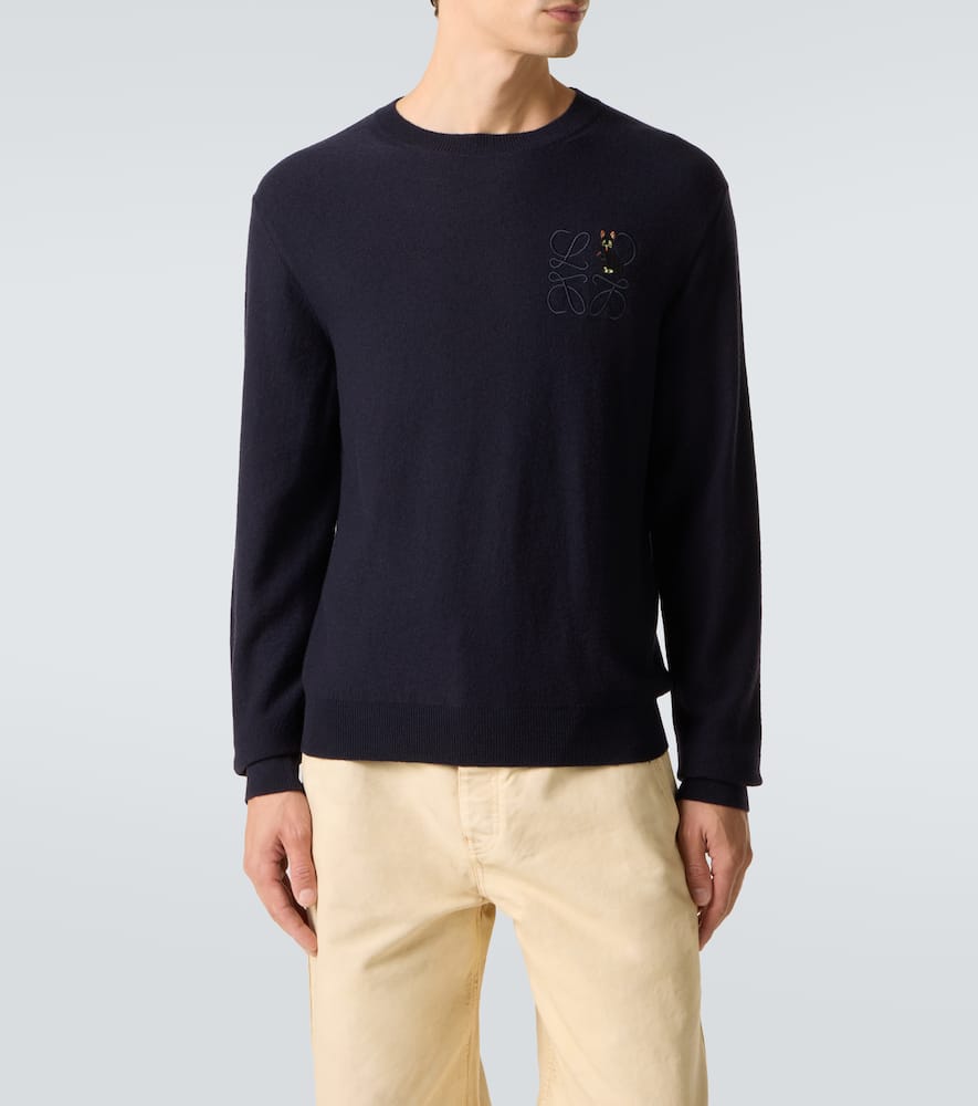X Louis Wain Anagram wool-blend sweater