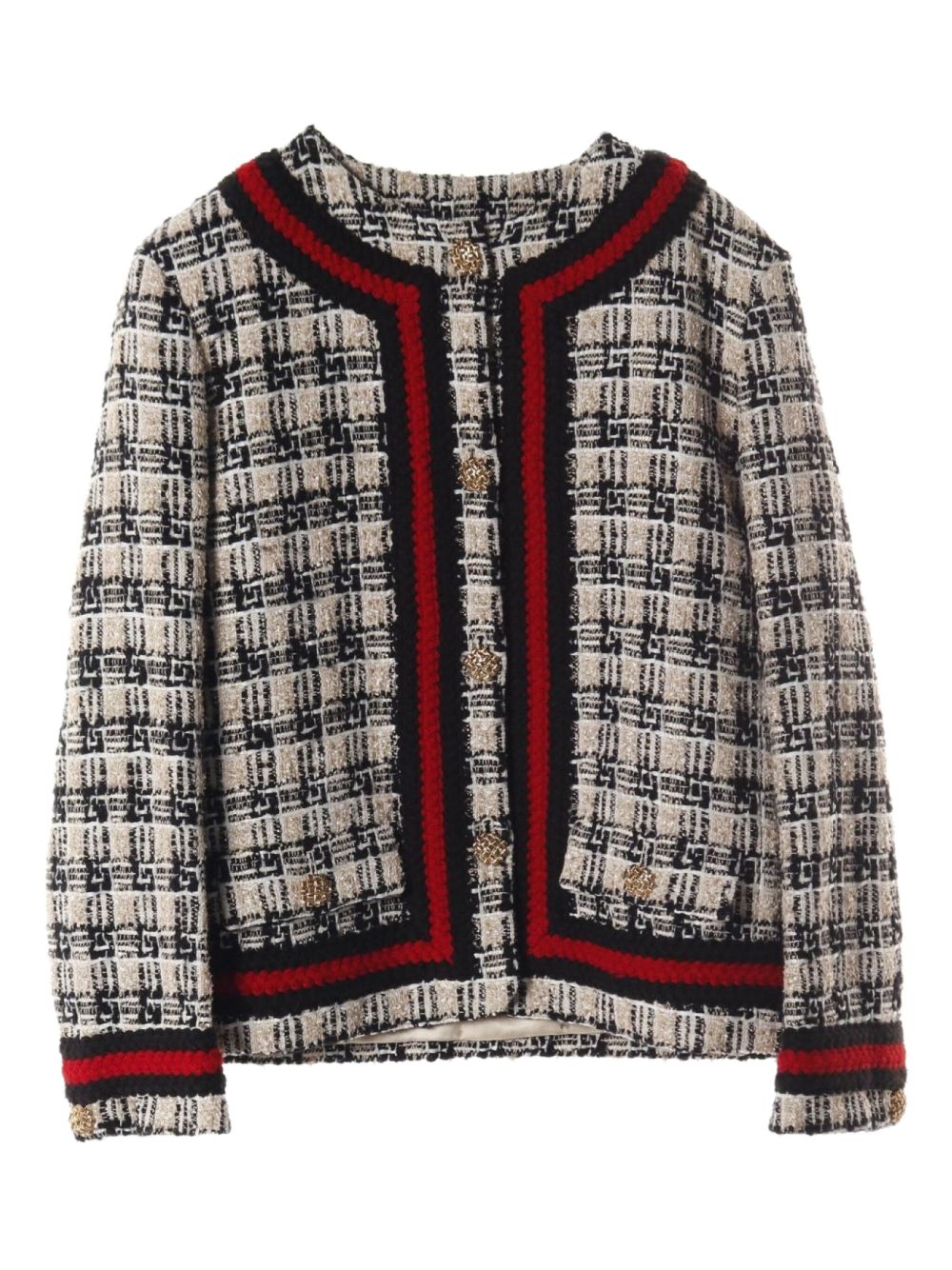 Gucci Pre-Owned 2010s Square G tweed jacket - Neutrals