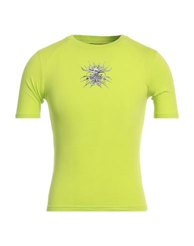 Man T-shirt Acid green