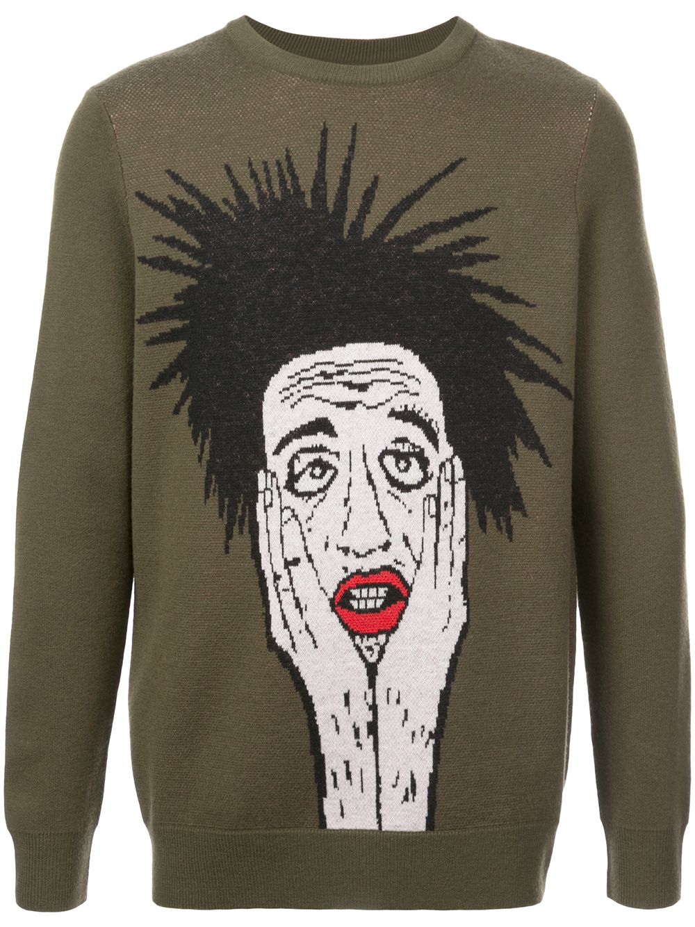 Stop Calling Me jumper - Green