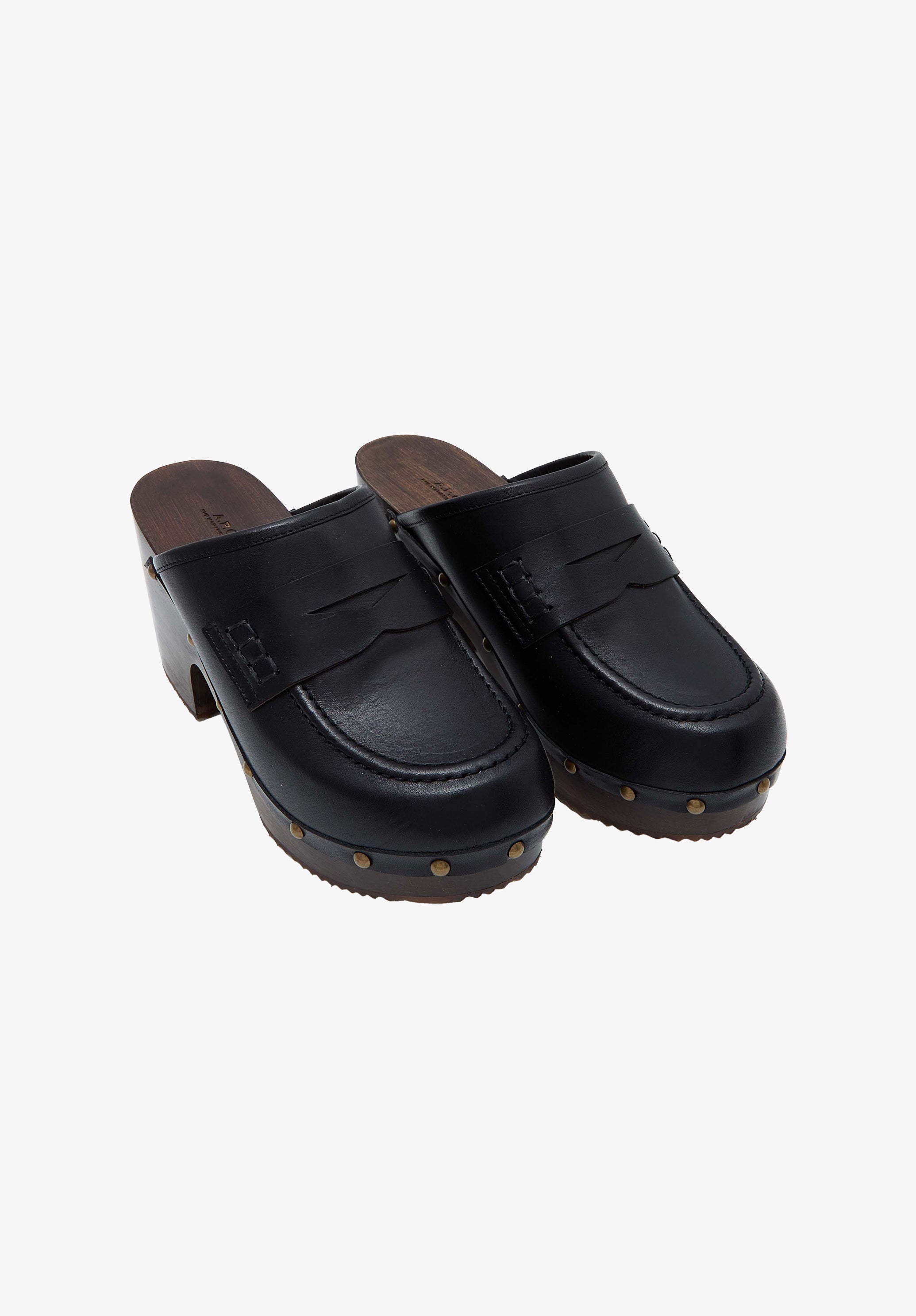 A. P.C. Women's Les Sabots Size: EU35-W5 in Black