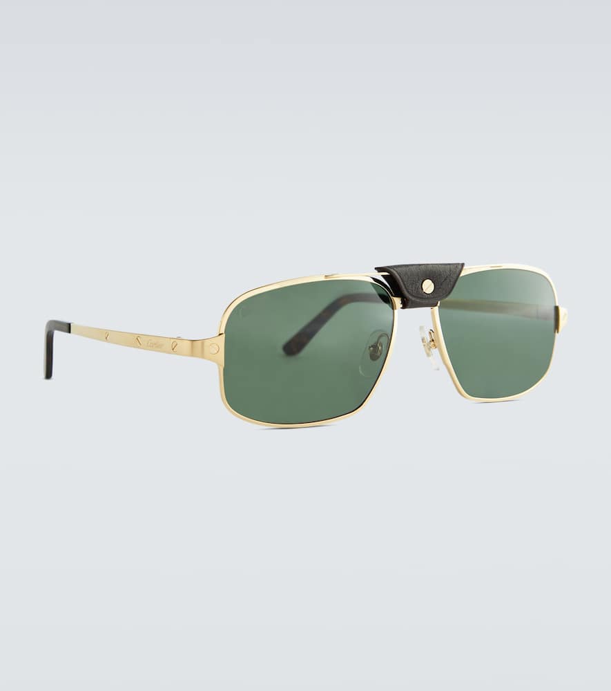 Cartier Eyewear Collection Rectangle-frame acetate sunglasses