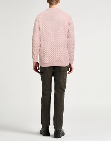 Daniele Fiesoli Lab Man Sweater Light pink Size L Merino Wool