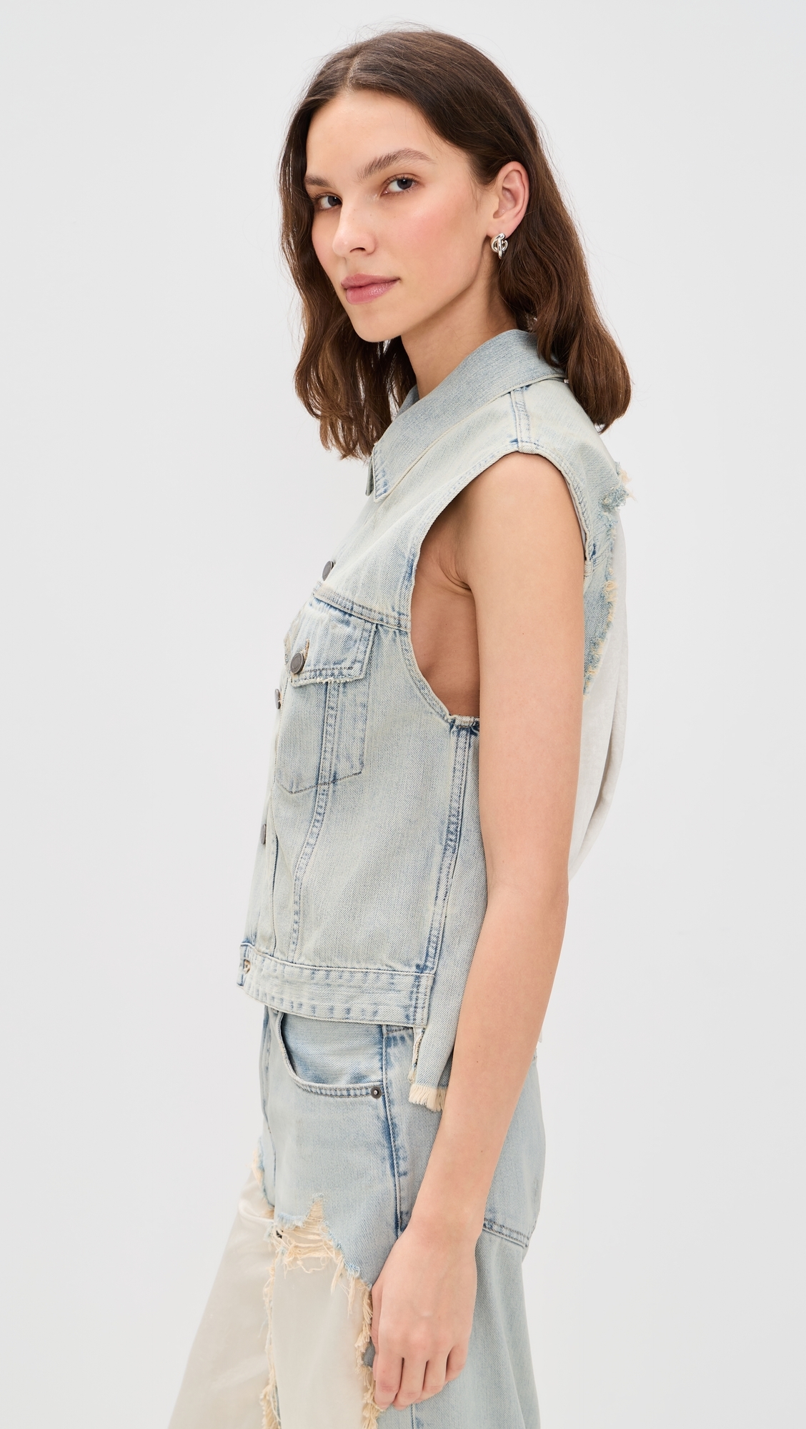 Ryder Dusty Blue Vest Dusty Blue