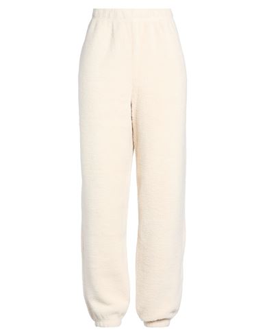 Woman Pants Ivory Size M Cotton, Polyester