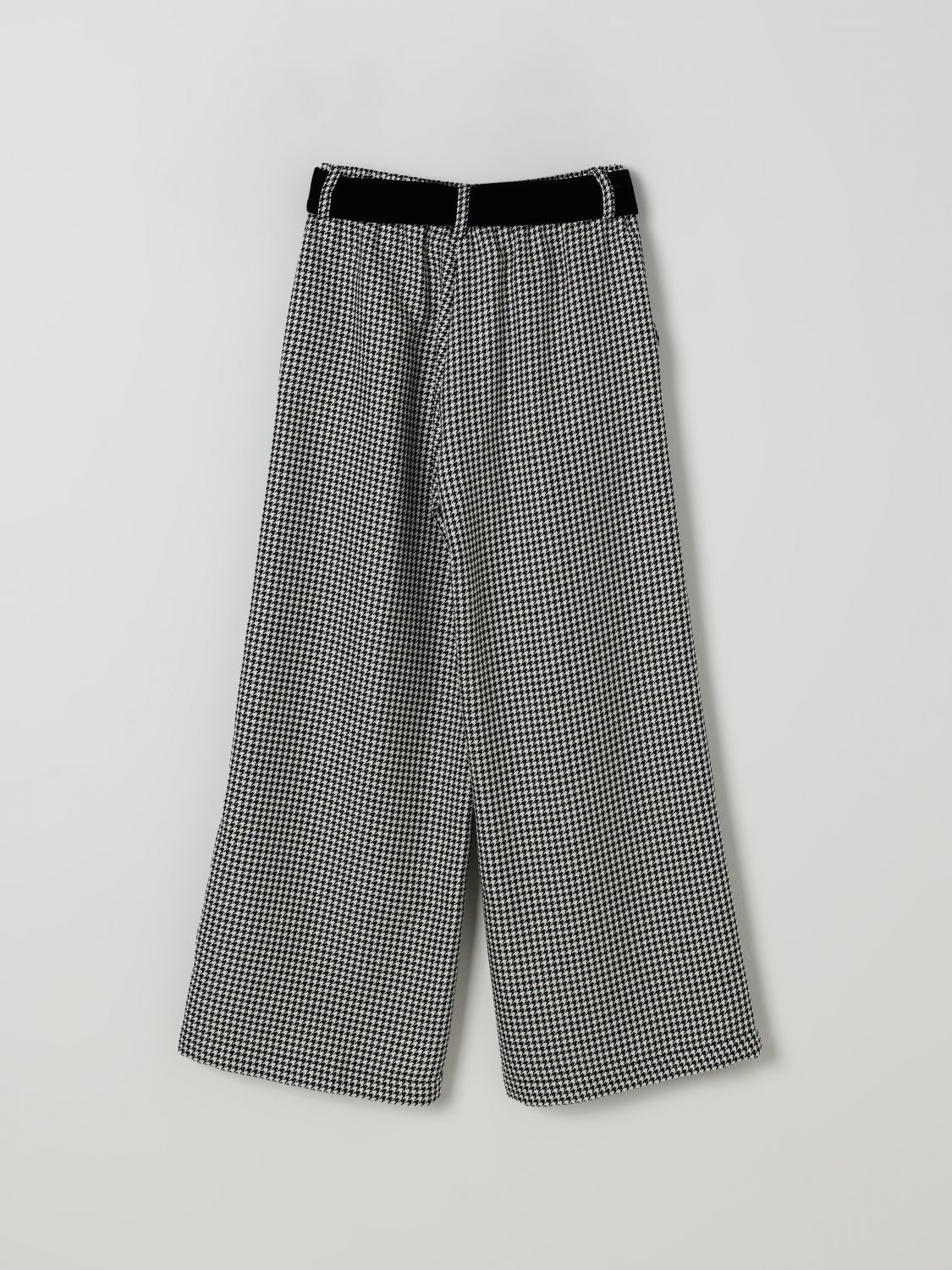 Checked trousers - Black