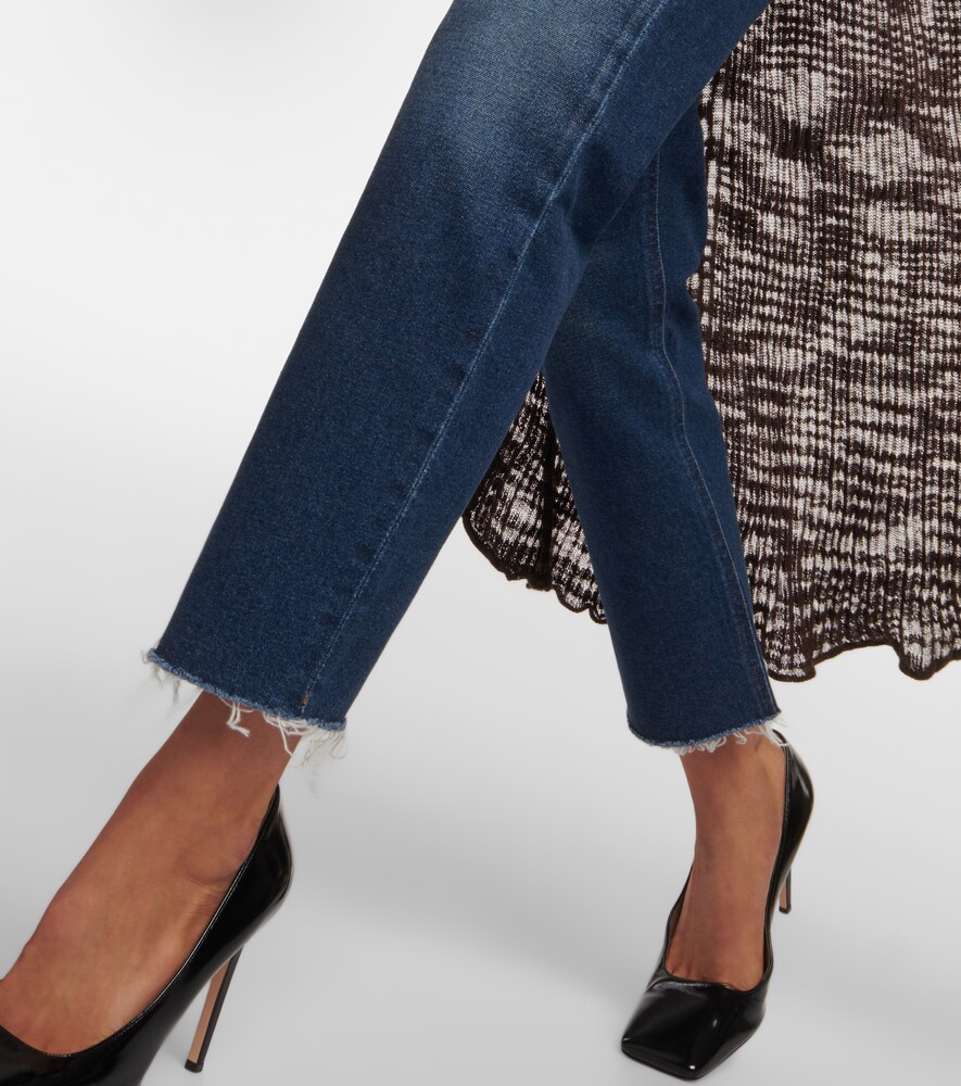 Daphne high-rise straight cropped jeans