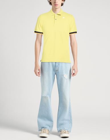 Man Polo shirt Light grey Size M Cotton, Elastane