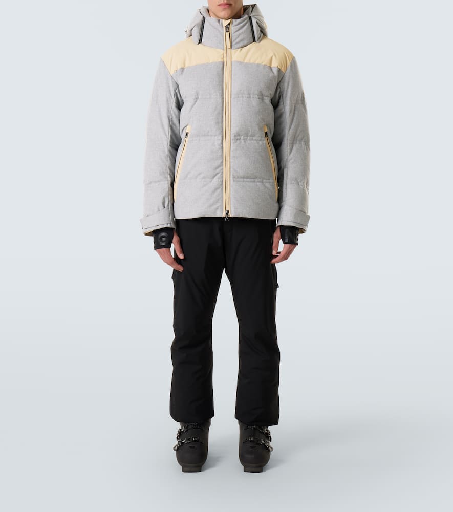Wali hooded down ski jacket