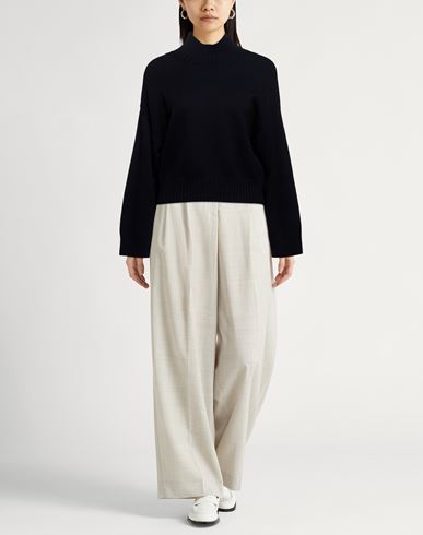 Woman Turtleneck Navy Size 10 Merino Wool